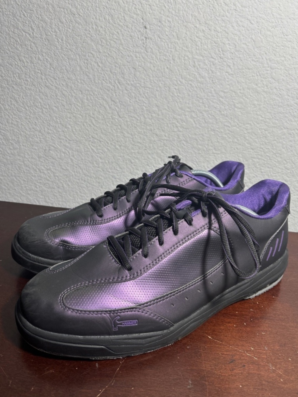 Hammer Vicious Black Purple Right Handed Mens 12 Bowling Shoes